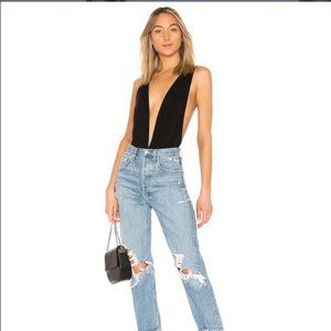 PLUNGE BY THE WAY BODYSUIT BLACK NEVER WORN